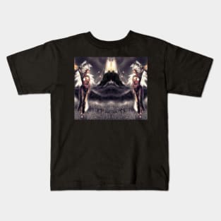 Ambient Electra [Digital Figure Drawing...Mirrored version] "Wide Vista" Kids T-Shirt